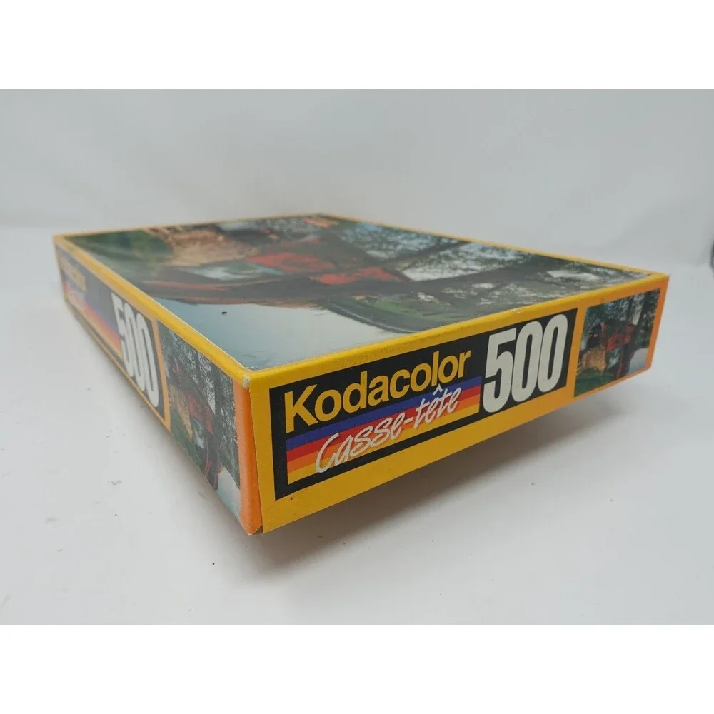 Kodacolor Erb’s Covered Bridge 500 Piece Puzzle 1998 Sealed Covered Bridge New